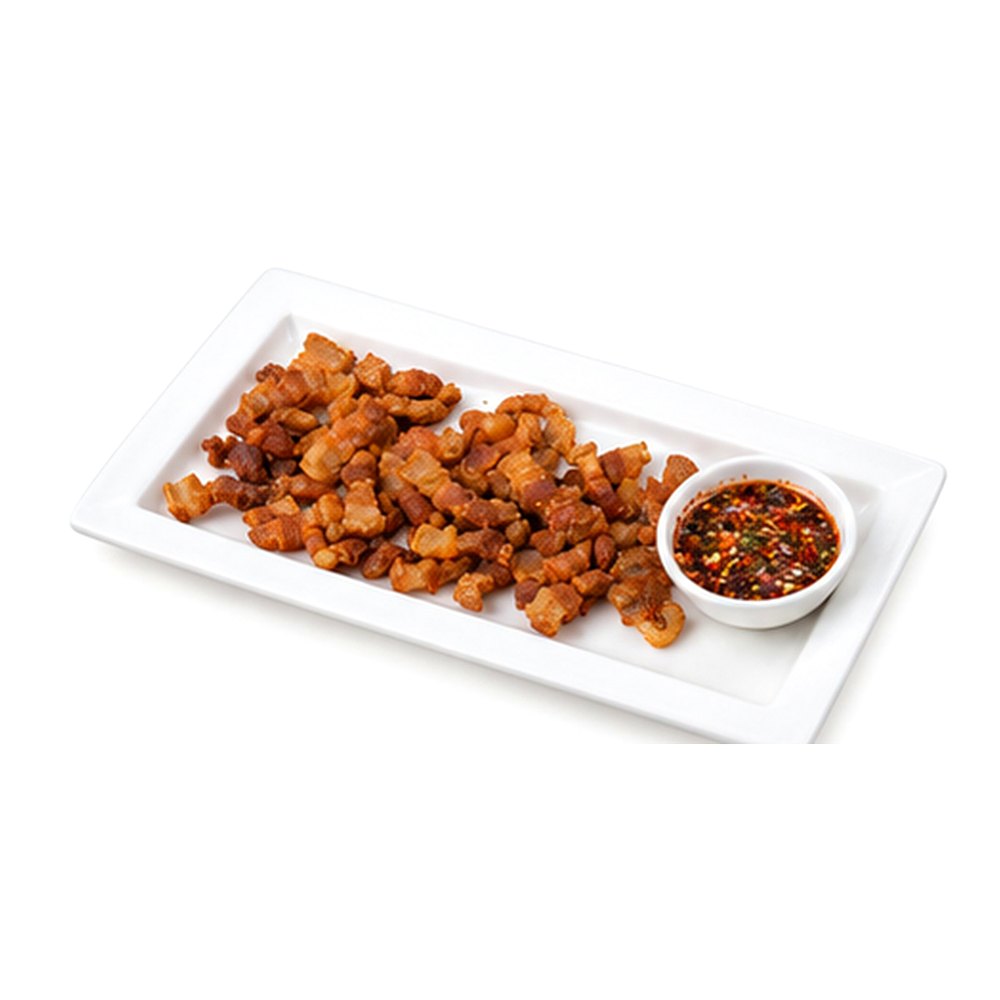 Deep-Fried Pork Belly in Fish Sauce หมูสามชั้นทอดน้ำปลา