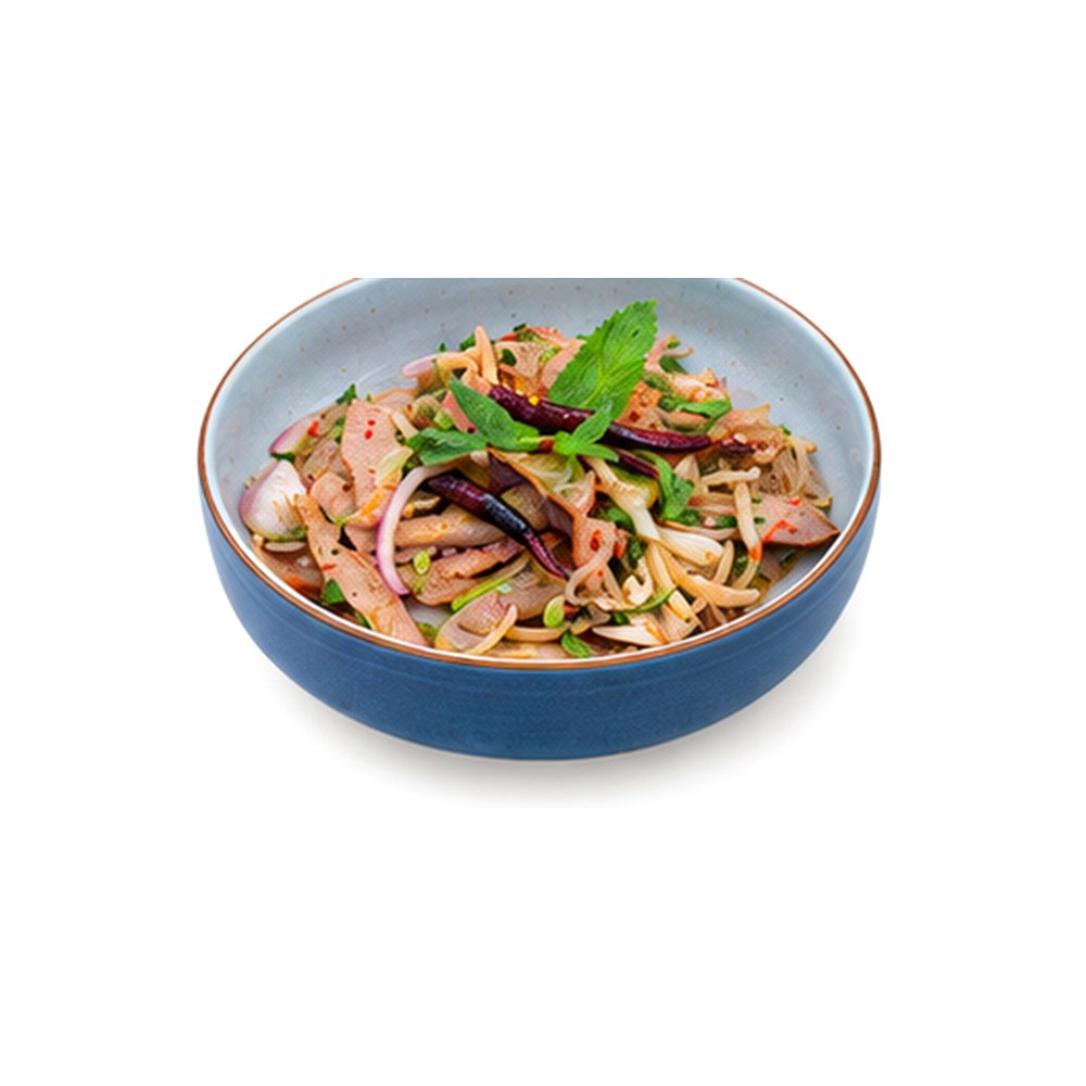 Grilled Pork Shoulder Salad น้ำตกคอหมูย่าง