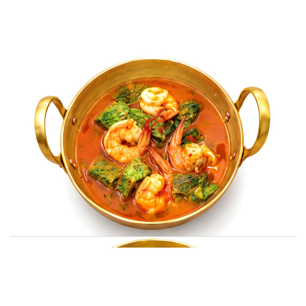Tamarind Soup with Shrimps and Acacia Omelette แกงส้มชะอมกุ้ง
