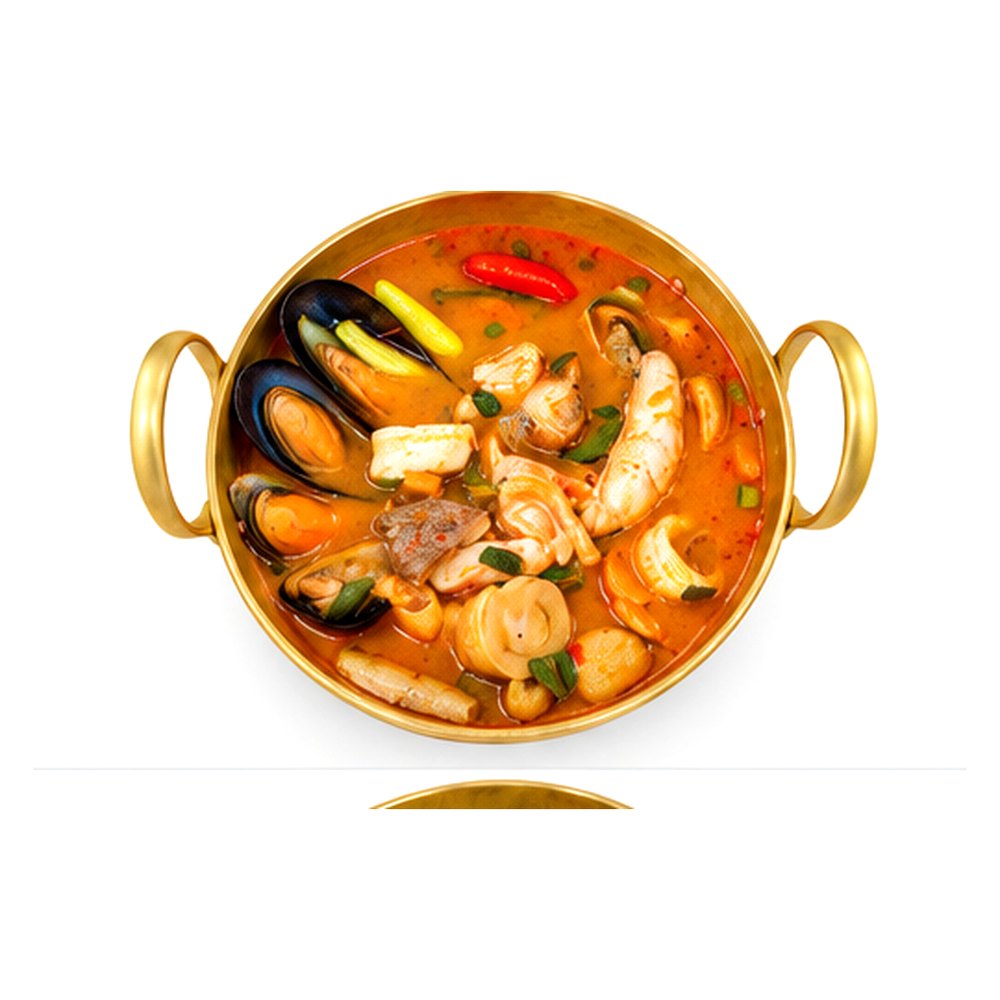 Mixed Seafood Tom-Yum Soup ต้มยำทะเลรวมมิตร
