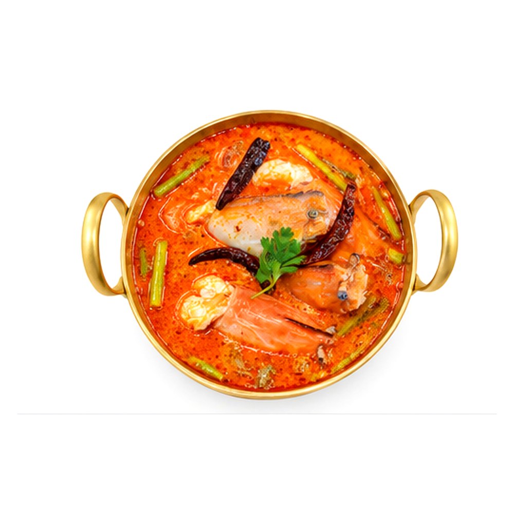 Tom Yum Soup with River Prawns (4 Pcs.) ต้มยำกุ้งแม่น้ำ (4 ตัว)