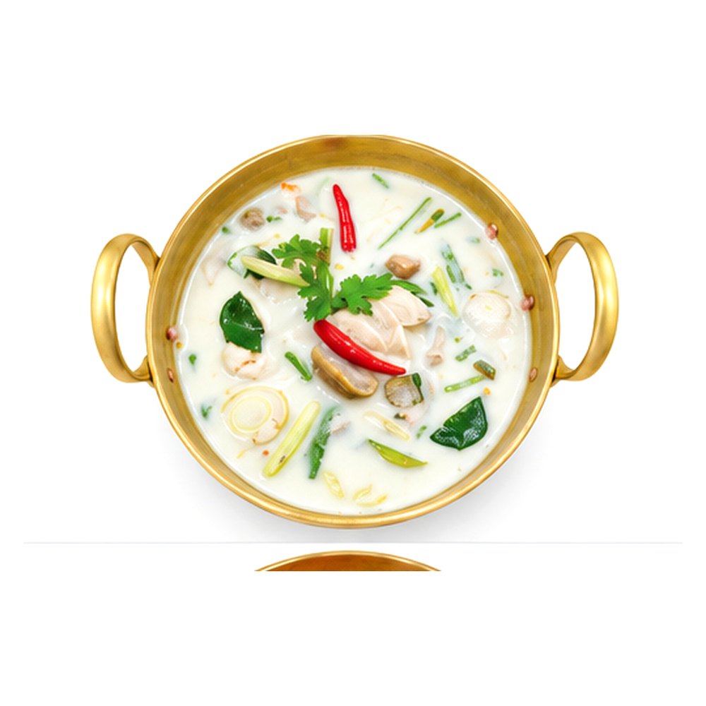 Thai Chicken Coconut Soup (Tom Kha Gai) ต้มข่าไก่