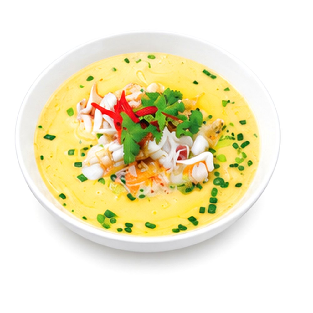 Seafood Steamed Eggs ไข่ตุ๋นทะเลทรงเครื่อง