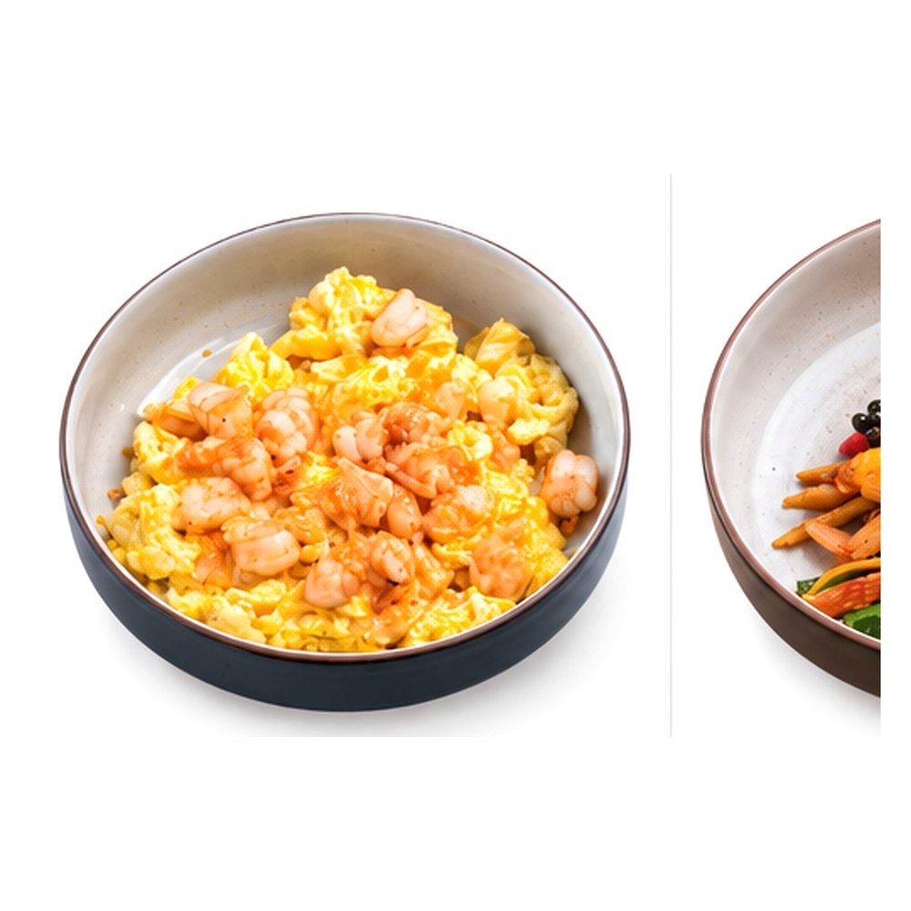 Shrimp Smashed with Egg&Garlic ไข่ขยี้กุ้ง
