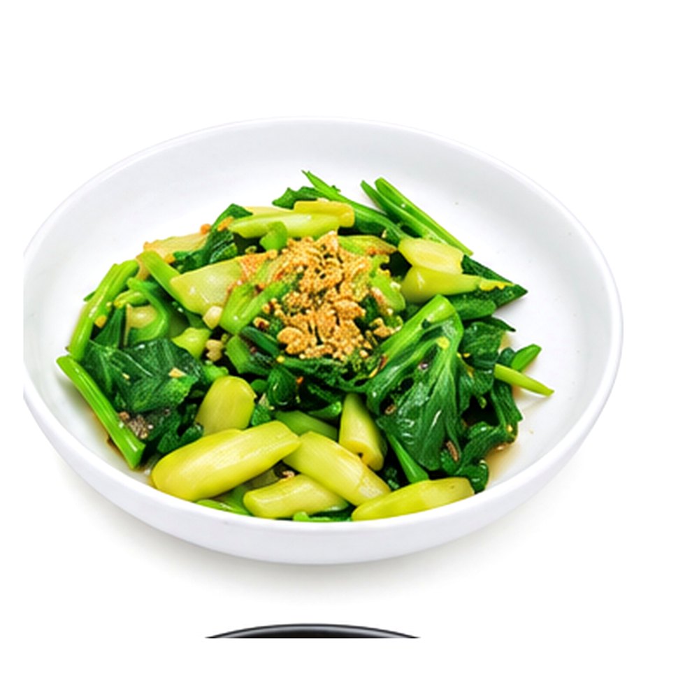 Chinese Broccoli with Salted Fish ผัดคะน้าฮ่องกงปลาเค็ม