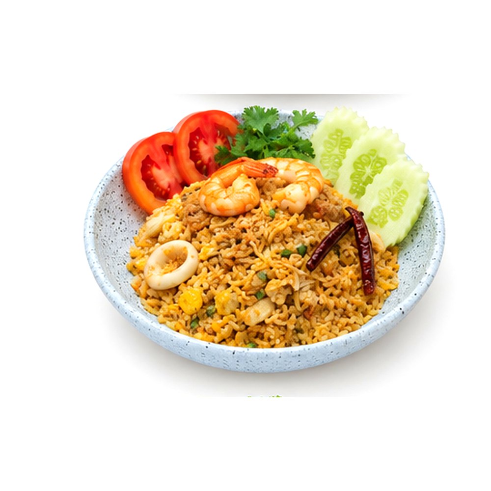 Seafood Tom Yum Fried Rice ข้าวผัดต้มยำทะเล