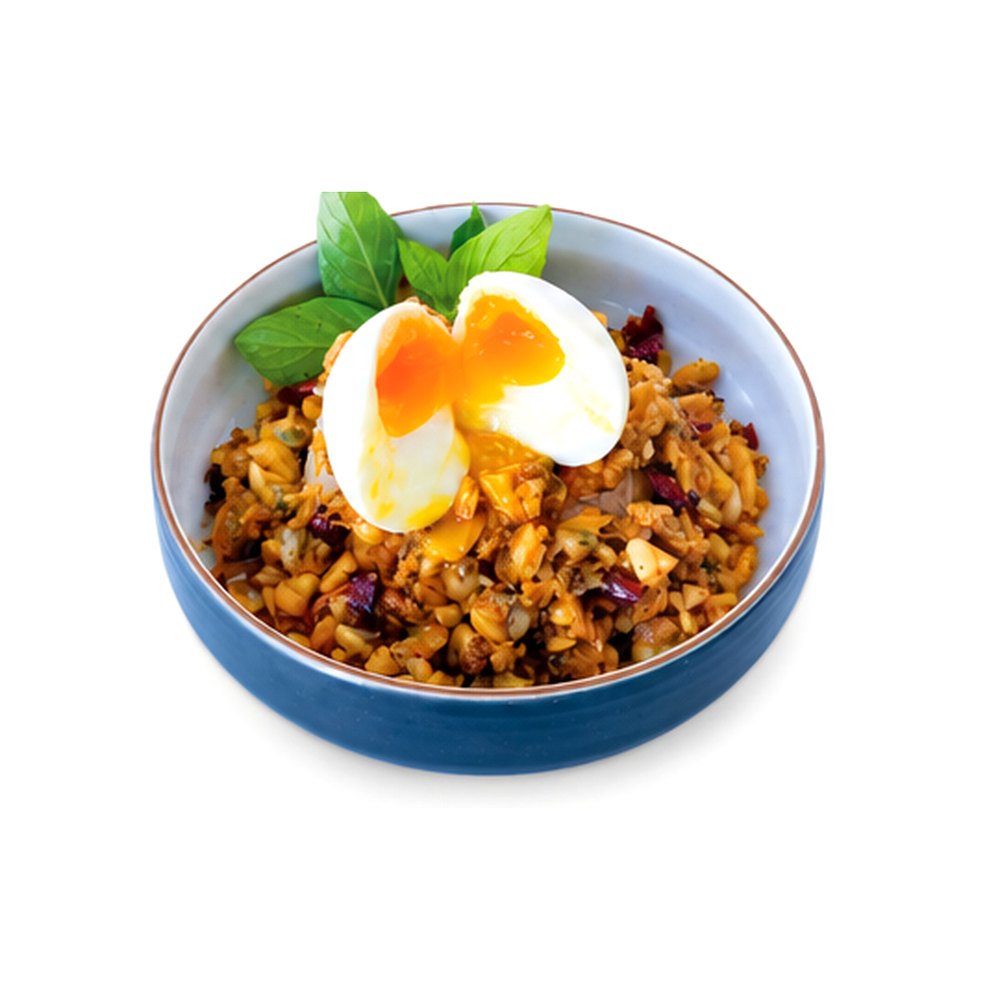 Clam Rice Bowl with Chili and Garlic ข้าวหมกหอยลายพริกกระเทียม