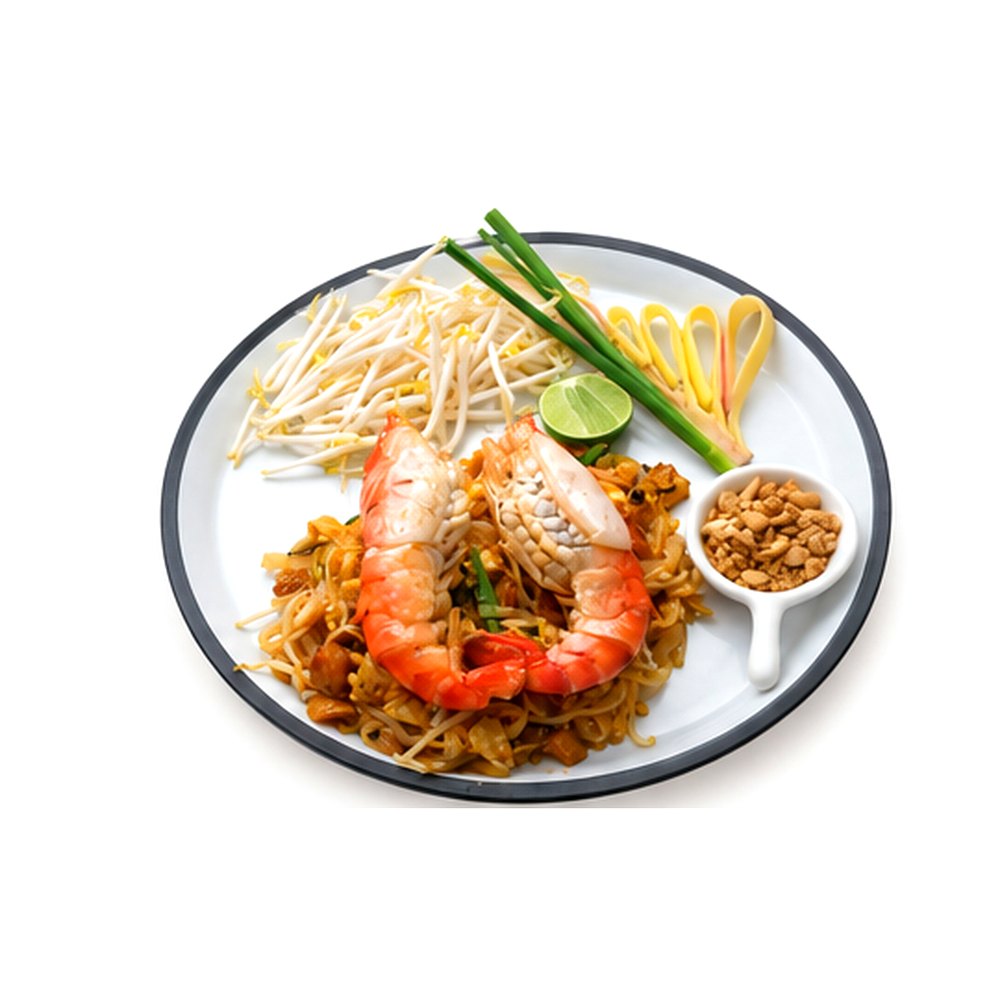 Pad-Thai with River Prawns ผัดไทยกุ้งแม่น้ำ