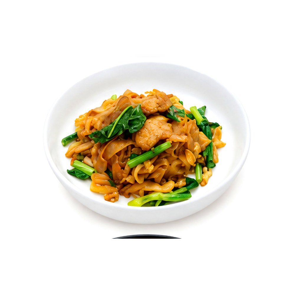 Fried Noodle with Pork & Black Soy Sauce ผัดซีอิ๊วหมู